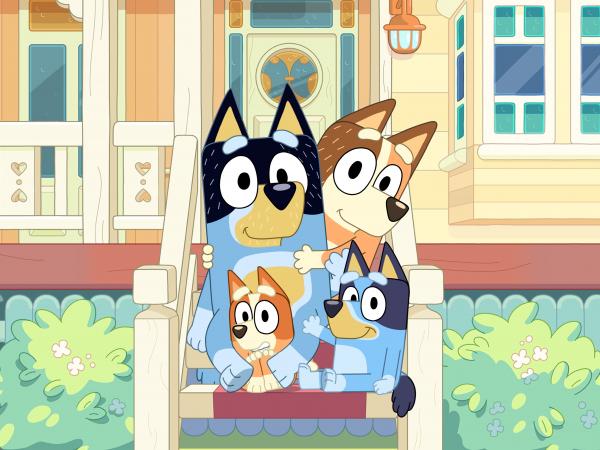 Bluey and family
