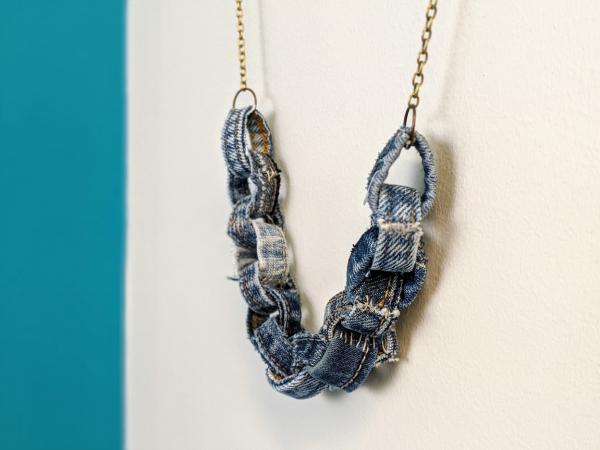 Image for event: Take &amp; Make: Repurposed Denim Chain Necklace - RR
