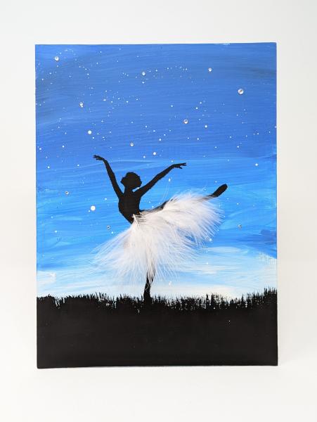 Image for event: Mixed Media Dancer at Dusk Painting  - RR 
