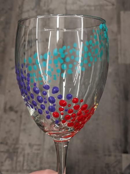 Image for event: Take &amp; Make: Painted Wine Glass