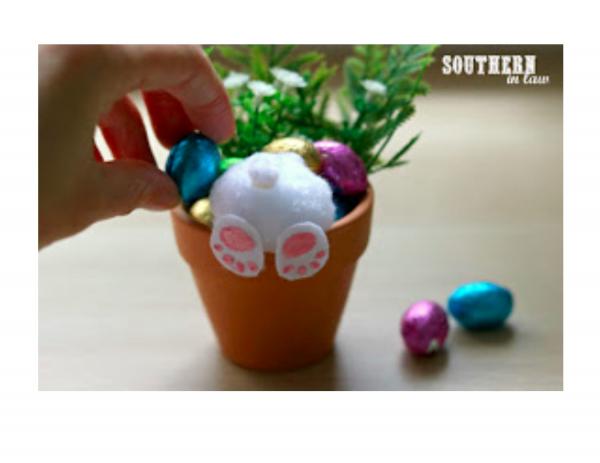Image for event: Curious Bunny Easter Pots Take &amp; Make - PROGRAM FULL