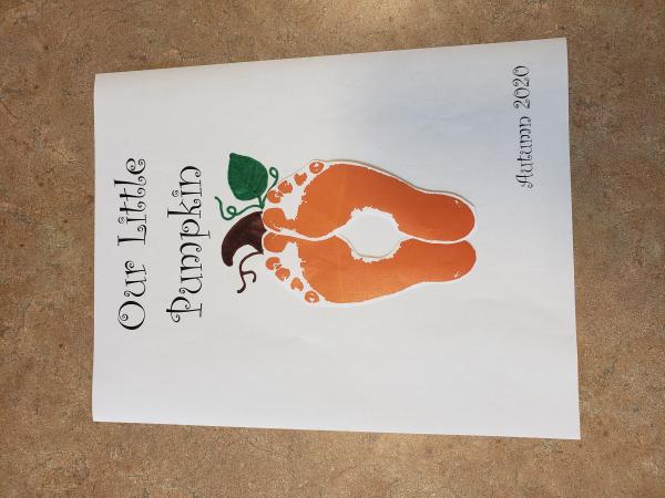 Image for event: Baby Footprint Art Kit: Our Little Pumpkin - RO